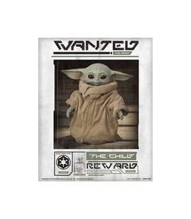 poster-3d-star-wars-the-mandalorian-wanted-the-child