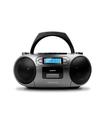 Radio Cd-Casete Aiwa Boombox Bbtc-550Mg Gris