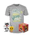 Camiseta Pop  Looney Tunes Silvestre & Piolin Version Tercio