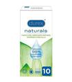 Durex Naturals Preservativos Finos Con Lubricante Natural 10