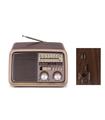 Radio Vintage Kooltech Pop Bluetooth - Radio - Usb - Micro S