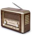 Radio Vintage Kooltech Hiphop Dorado Marron Bluetooth - Radi