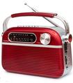 Radio Vintage Kooltech Blues Rojo Bluetooth - Radio - Usb -