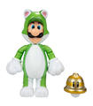 Figura Luigi Felino Super Mario Nintendo 10Cm