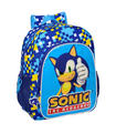 Mochila Speed Sonic The Hedgehog 38Cm Adaptable