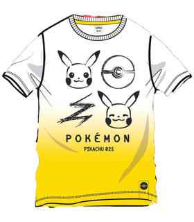 camiseta-pikachu-pokemon-5-unidades