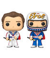 Figura Pop Evel Knievel With Cape 5 + 1 Chase 6 Unidades