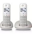 Teléfono Fijo Inalámbrico Philips Xl4902S/34/ Pack Duo/ Plat