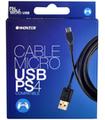 Cable Micro USB to USB Black Woxter Ps4