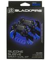Silicone Sleeve Gamer Dual Kit Blackfire Ps4